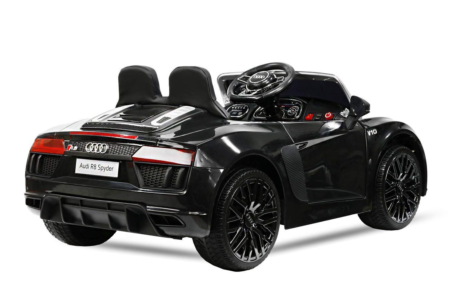 Speelgoedwinkel Audi R8 Spyder elektrische kinderauto, 12V (2 zitplaatsen), maximaal 35 kg