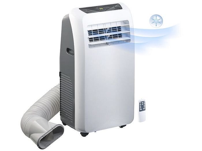 Condizionatore d'aria portatile - Non specificato - 7000 BTU/h - Classe energetica A - Programmabile - 2 velocità della ventola