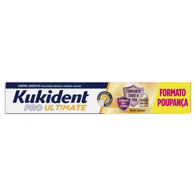 Kukident Pro Ultimate maustamaton hammasproteesien kiinnitysvoide 57g