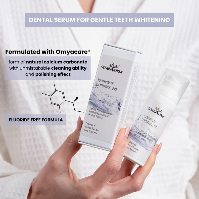 Soaphoria Royal Tooth Serum é um sérum para clareamento seguro e proteção do esmalte.