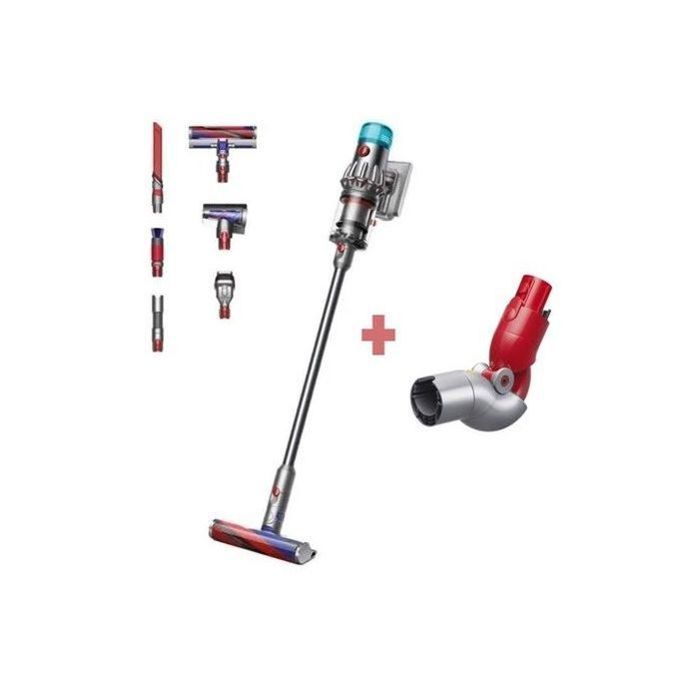 DYSON V12 Origin - Aspirapolvere senza fili - 545 W - 120 AW - 60 min - Grigio + Adattatore per mobili bassi