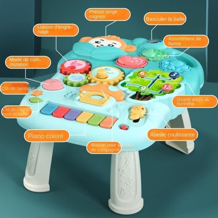Girello 4 in 1, con seduta staccabile e tavolino attività, per bambini e bambine dai 6 ai 36 mesi.