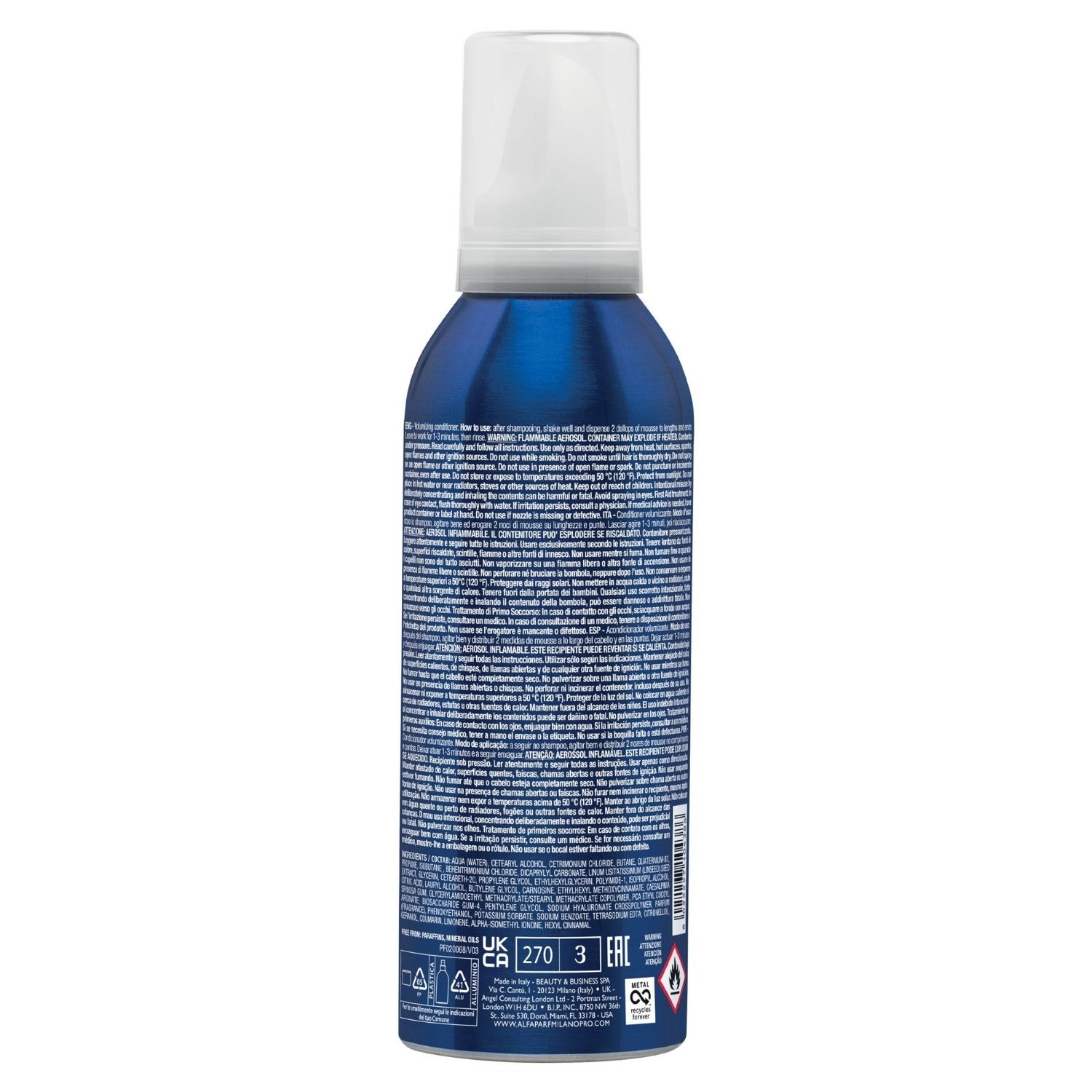 Semi di Lino Hair Balm Volume Mousse kondicionierius - 200 ml
