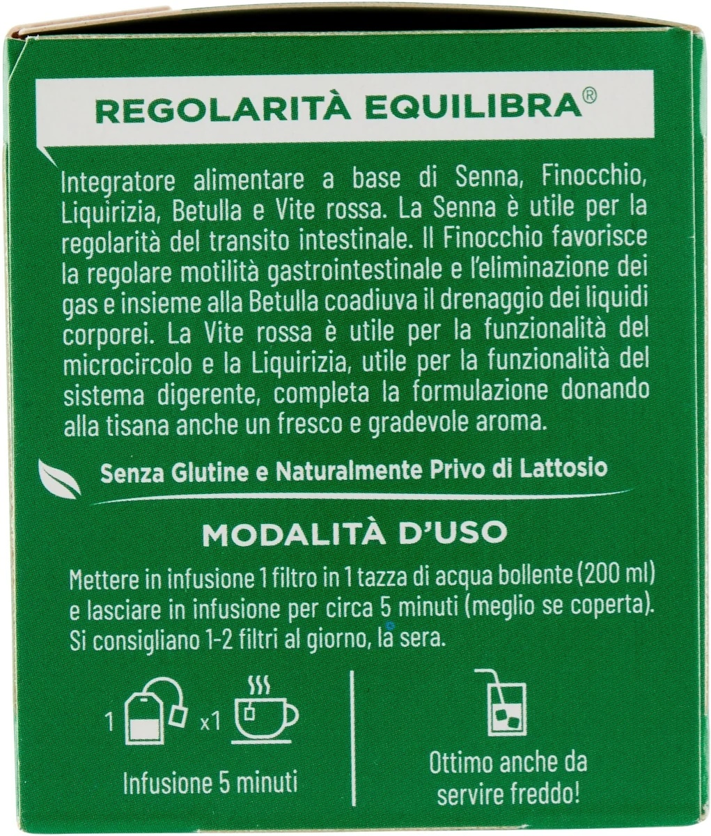 EQUILIBRA Kruidenthee Equilibra Regularity 15 filters met venkel, senna en zoethout