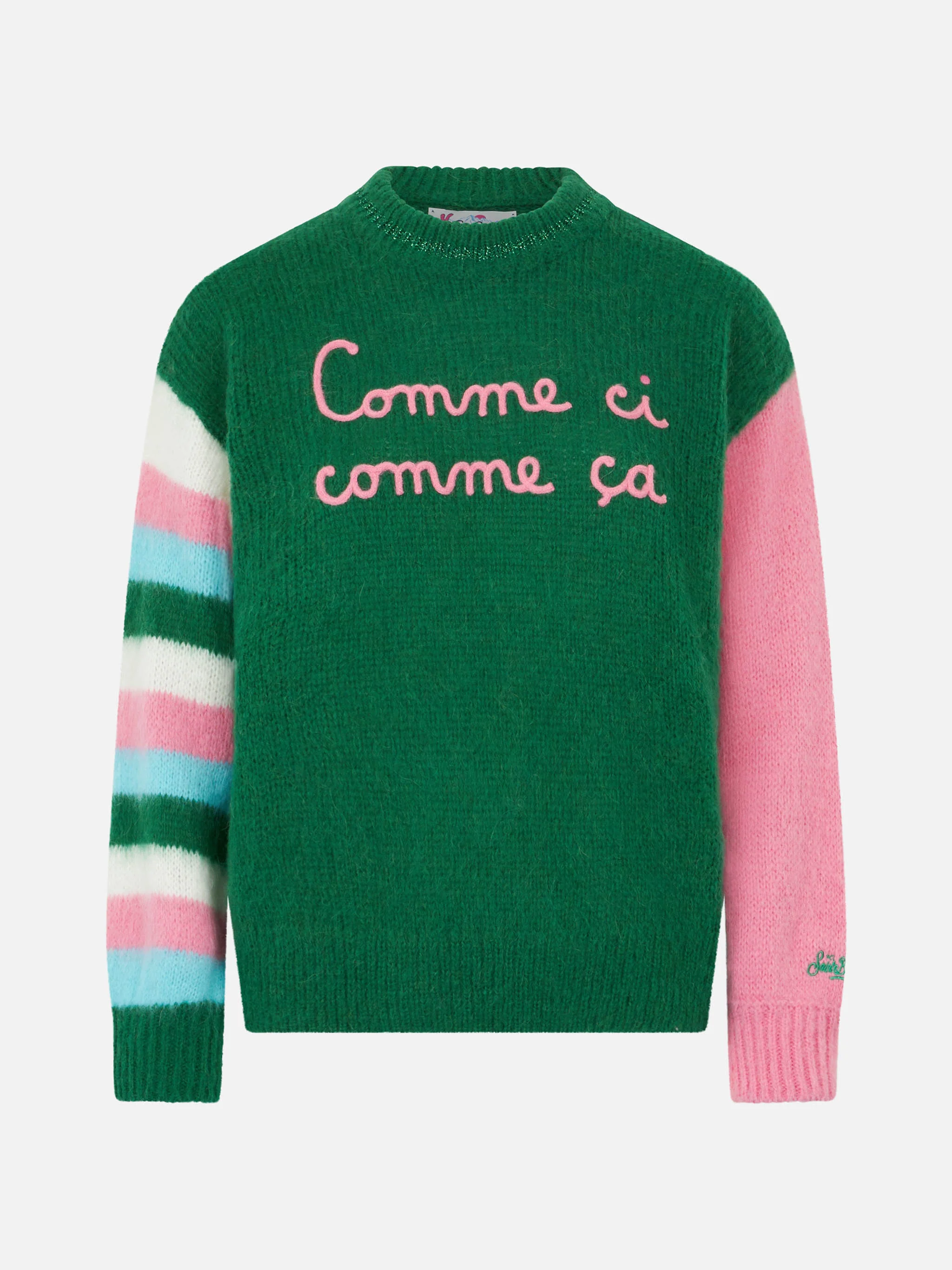 Boxy damestrui met Comme ci comme ça-borduursel