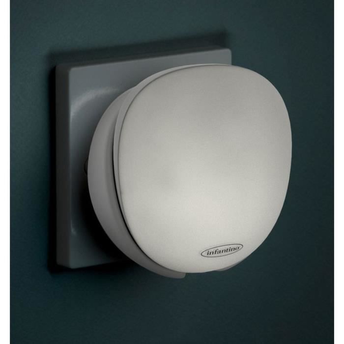 Luce notturna portatile ricaricabile a forma di gufo - INFAntino - Luce notturna - Grigio - Unisex - Neonato