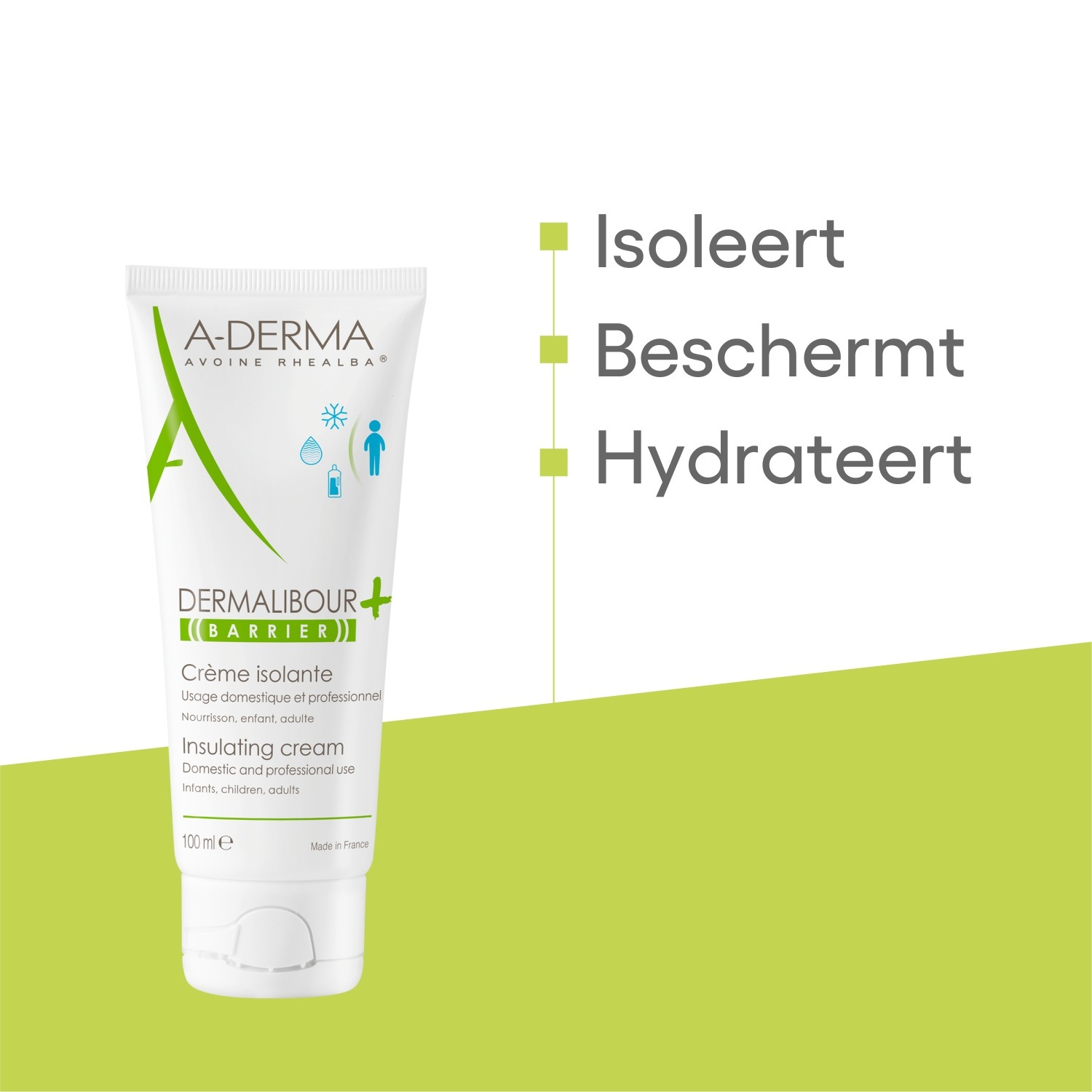 A-DERMA Körpercreme Dermalibour+ + Barrier Beruhigende Barrierecreme - 50 ml