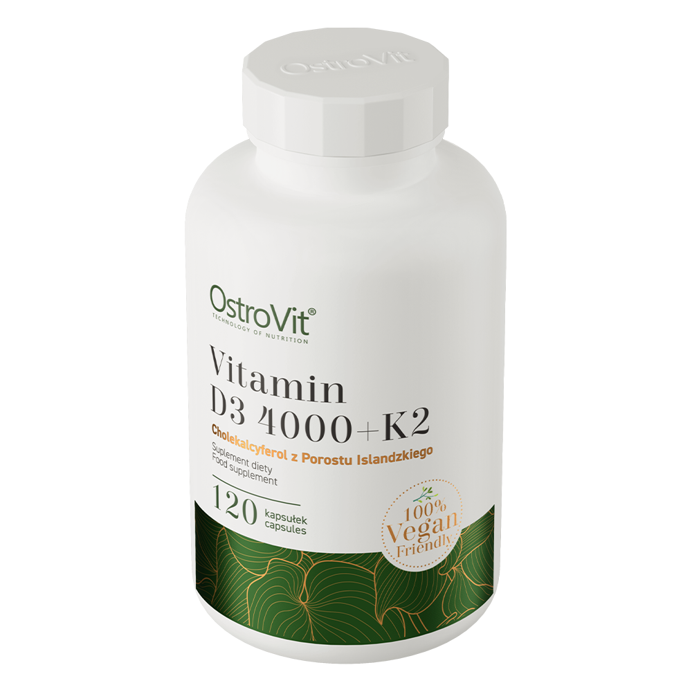 OstroVit Vitamin D3 4000 IE + K2 VEGE
