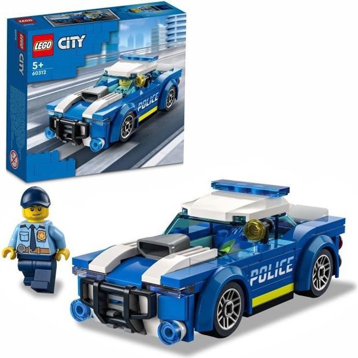 LEGO® 60312 Stadspolitieauto, speelgoed voor kinderen vanaf 5 jaar met agent-minifiguur, cadeau-idee, avonturenserie