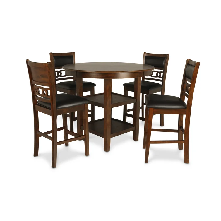 Rundes Esszimmer-Set aus Massivholz
