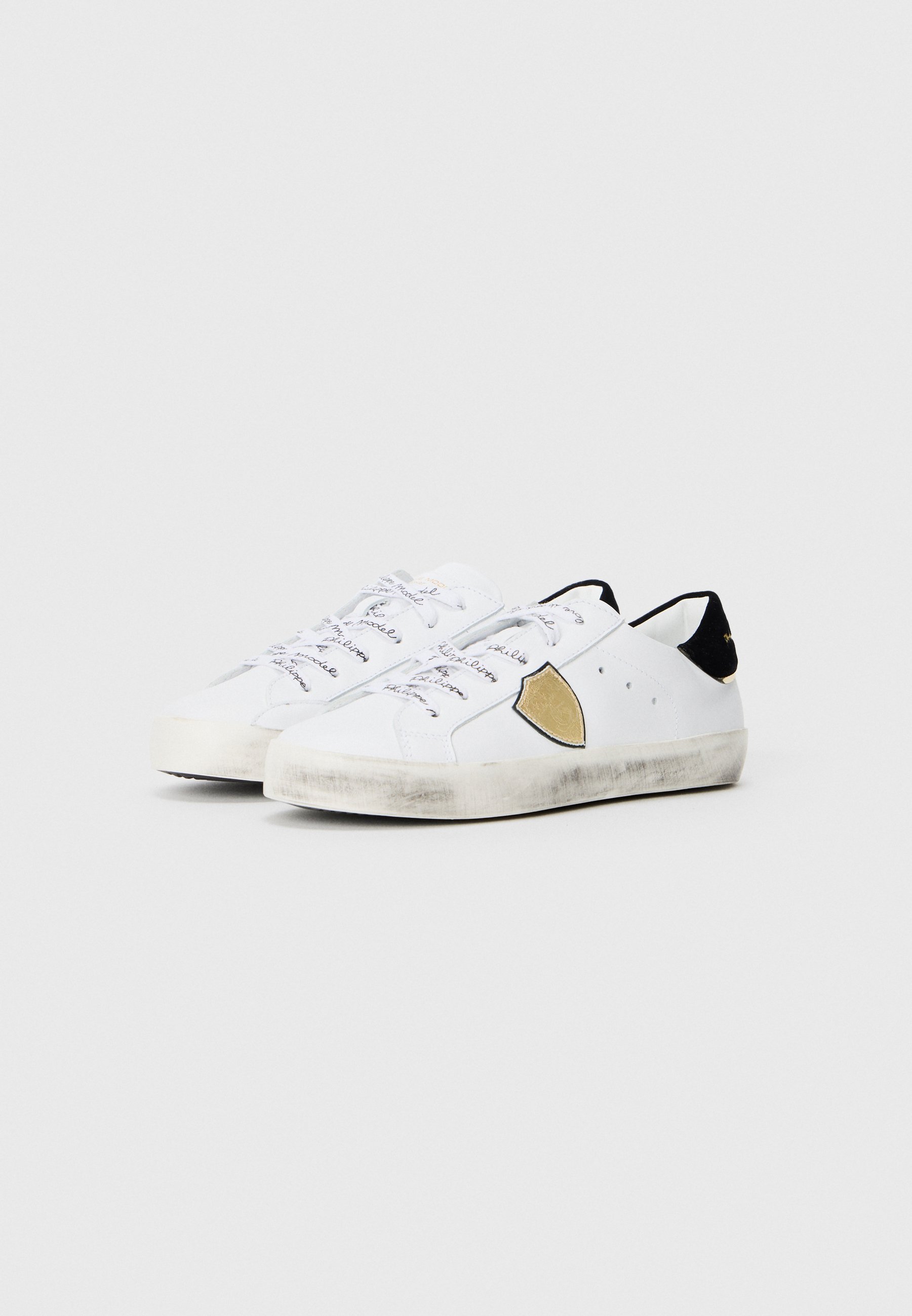 Philippe Model UNISEX - Scarpe da ginnastica - bianco/nero/oro