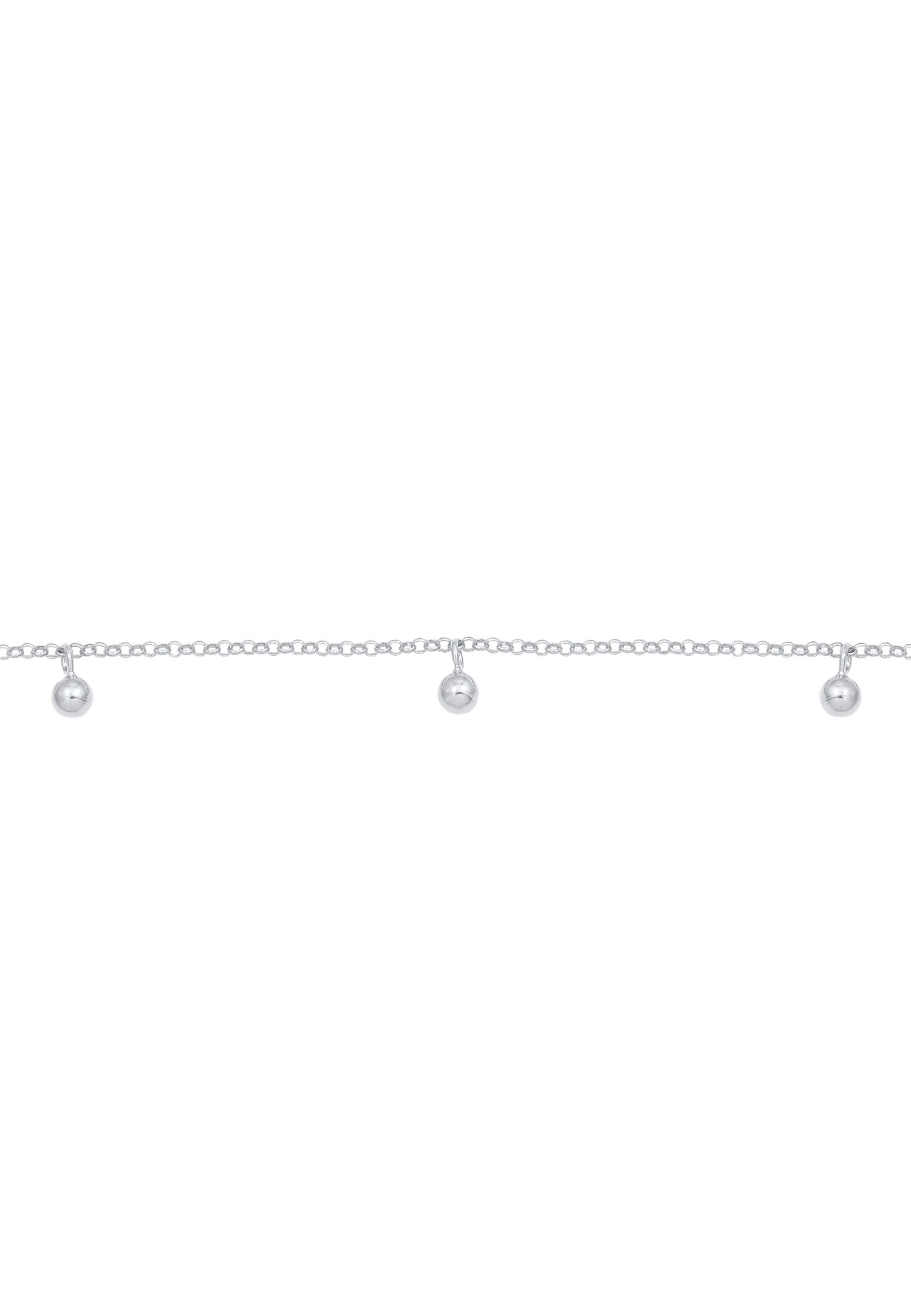 Elli Pendentif choker ball pour dames en 925/1000 argent massif