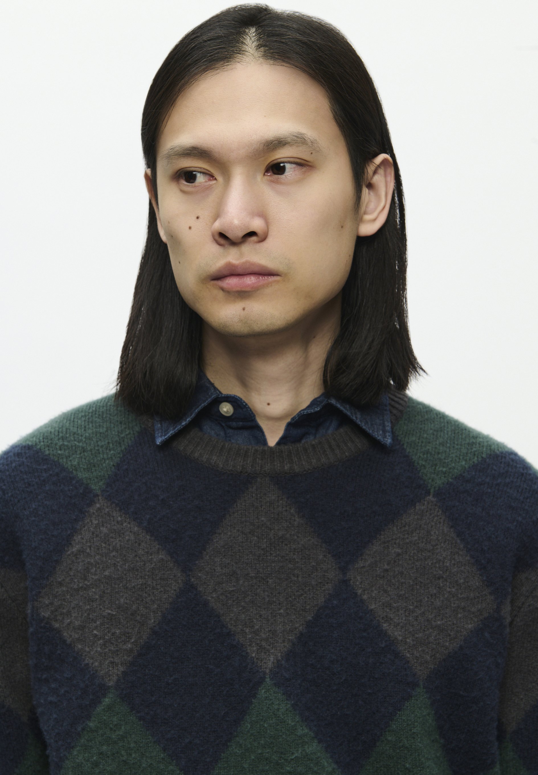 DOUBLE A BY WW JAN CREW NECK - Trui - Green Gables Check