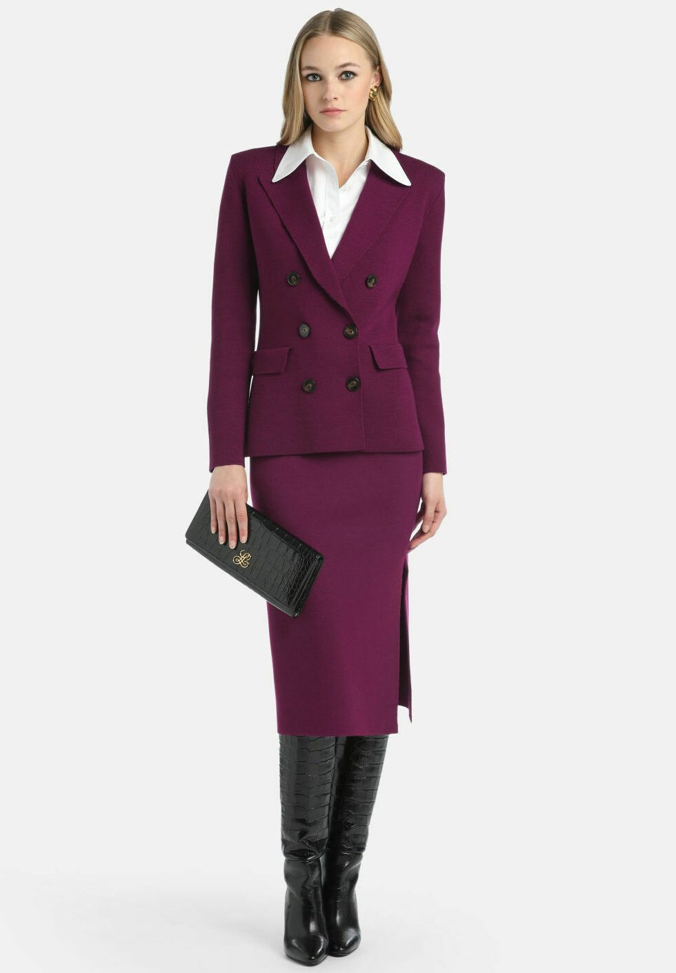 Luisa Spagnoli MEDAGLIONE - Blazer - ciclamino