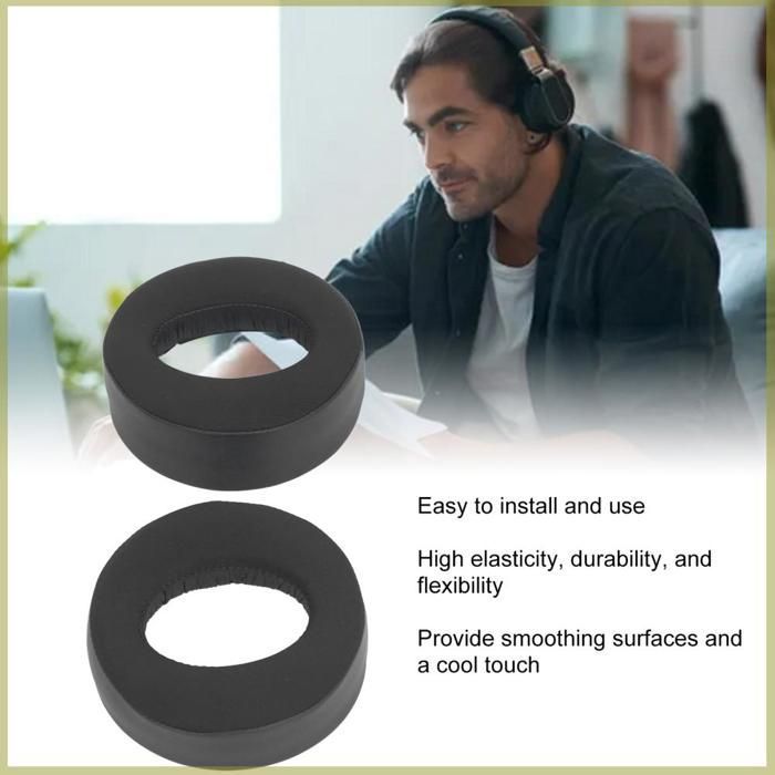 Almohadillas de repuesto Cocosity para auriculares (2 unidades), sonido y proyector.