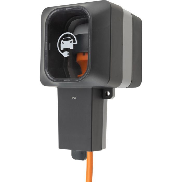 Enchufe Easy Charge reforzado de hasta 3,6 kW, IP55 y giratorio - Protec