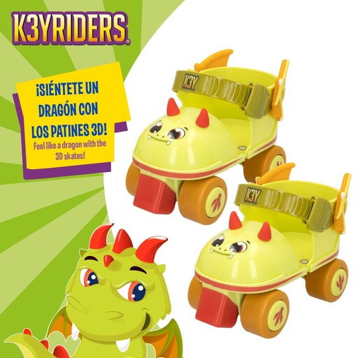 Dragon 4-wiel rolschaatsset maat 24-30 K3yriders
