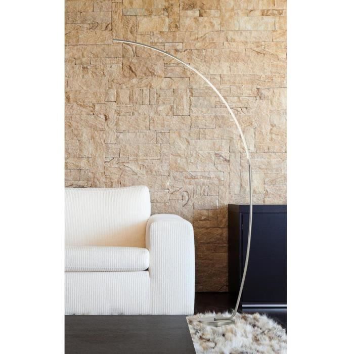 Lámpara de pie - ATHM DESIGN - JAXTA - Gris - Metal - LED - 170 cm