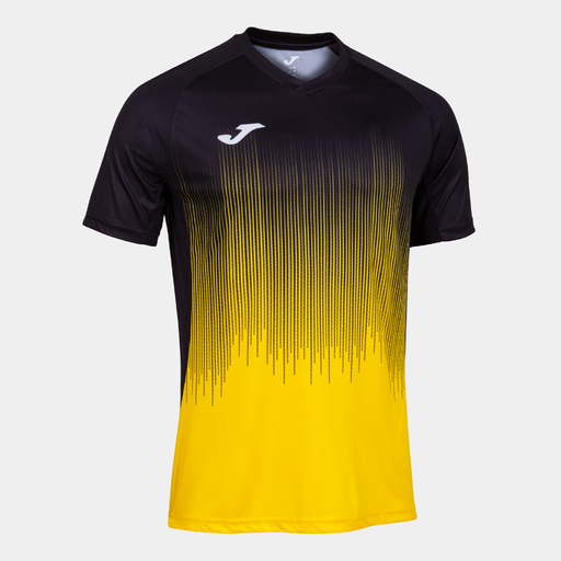  Joma Tiger IV Short Sleeve T-Shirt Yellow Black