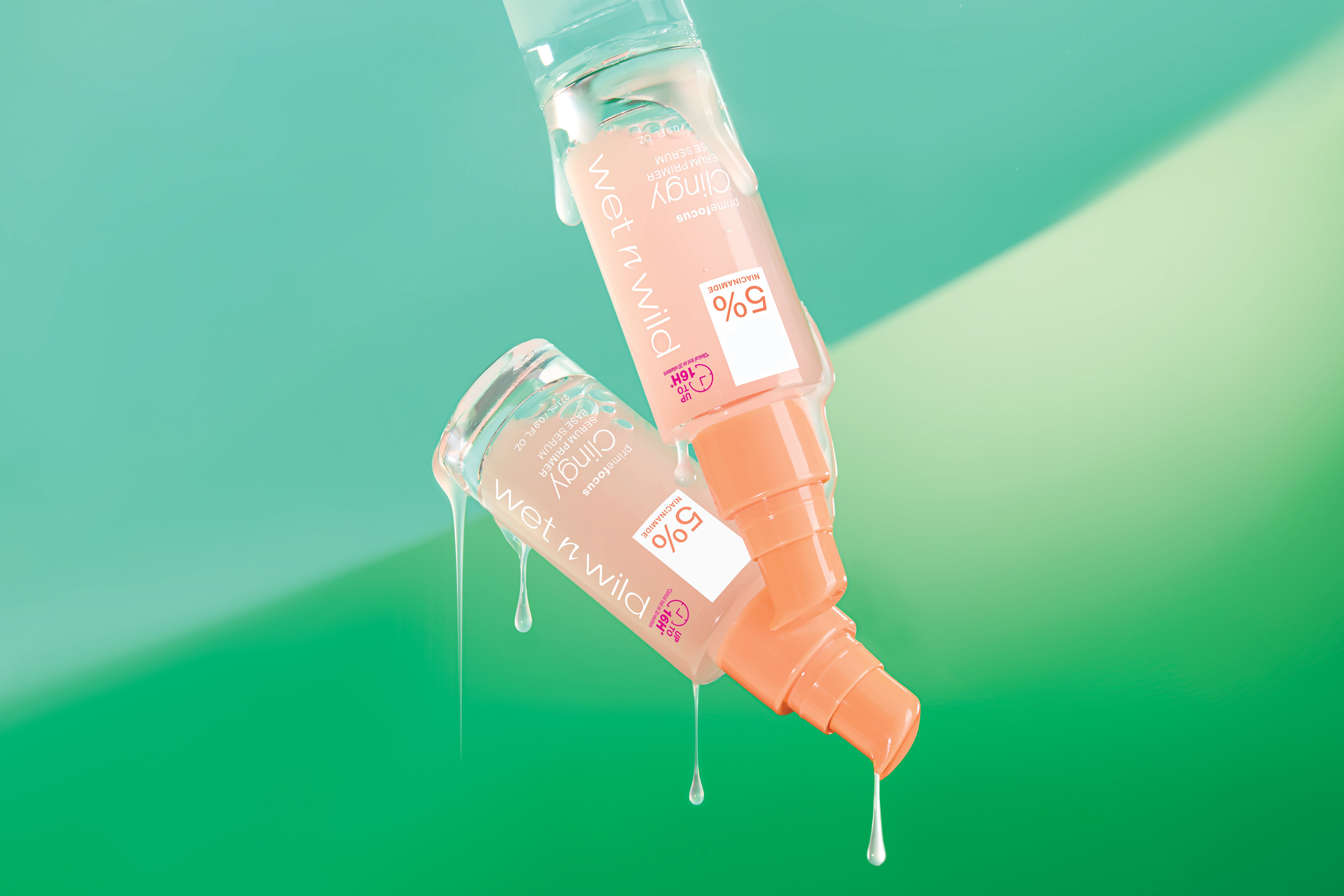 Prime Focus Clingy Serum Primer Grima gruntskrāsas un bāzes