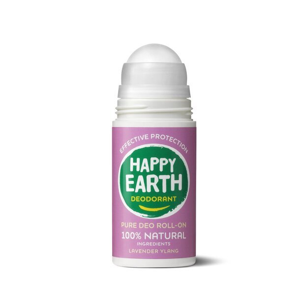 Dezodorant v valjčku Happy Earth 100 % naravni z vonjem sivke in ilang 75 ml