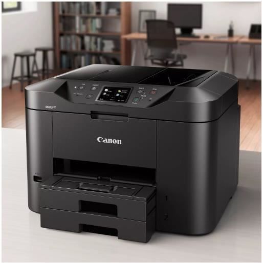 Multifunction Printer - CANON - MAXIFY MB2750 - Inkjet - Color - Automatic Duplex Printing - Wi-Fi - Black