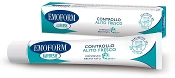 Pasta de dentes EMOFORM Alifresh sabor menta 75 ml para hálito fresco