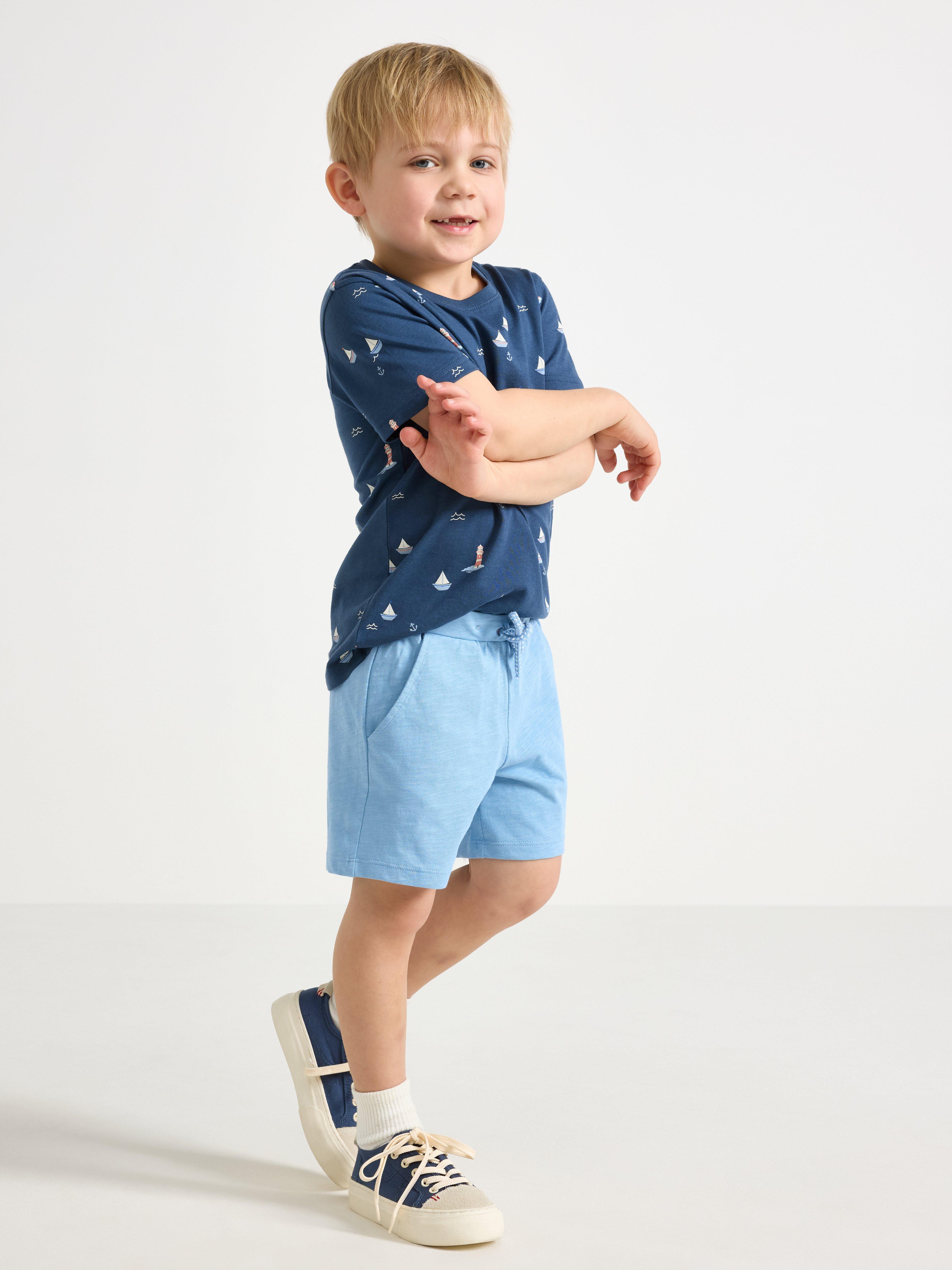 Shorts en bleu clair