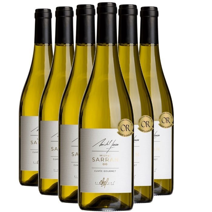 Signature Chef  Pays d'Oc MICHEL SARRAN Cuvée Gourmet  2024 - Vin Blanc du Languedoc - Roussillon (6x75cl)