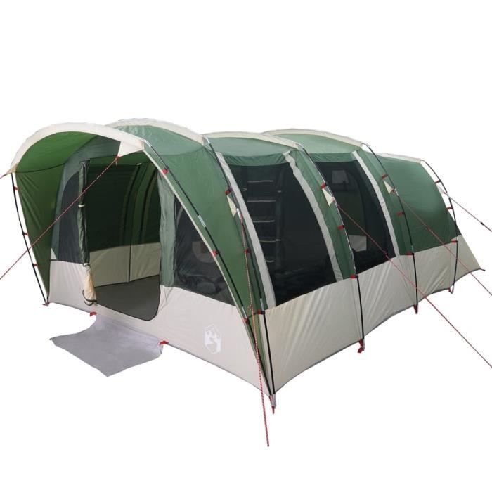 Family Tent - Dbaiyi-Ddis - 8-Person Tunnel Tent - Waterproof - 185T Polyester - 3 Bedrooms