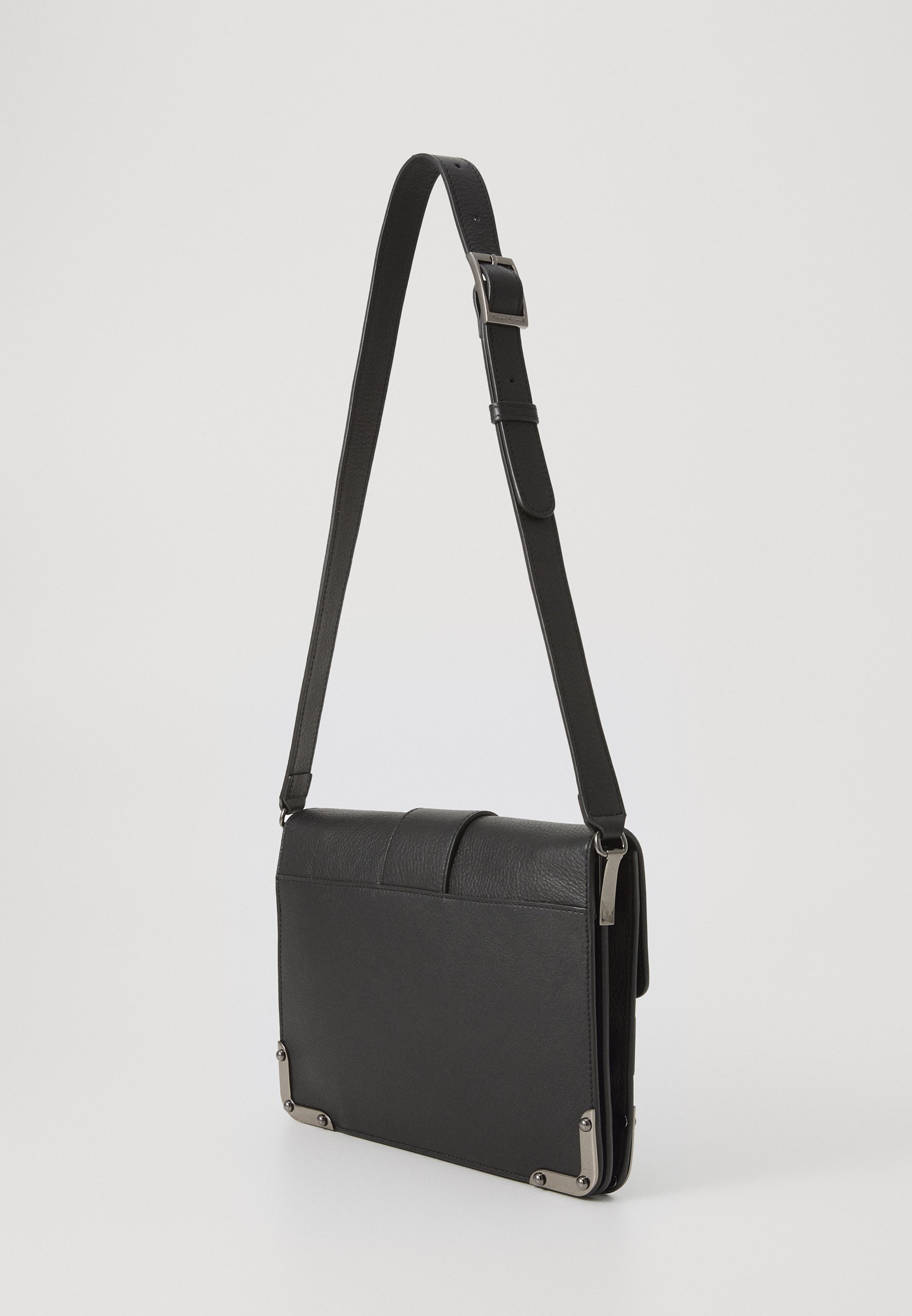 Vivienne Westwood BELLA FLAP UNISEX - Crossbodytas - zwart/antraciet