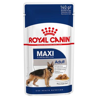 Royal Canin Maxi Adult -ruoanlaitto kastikkeessa