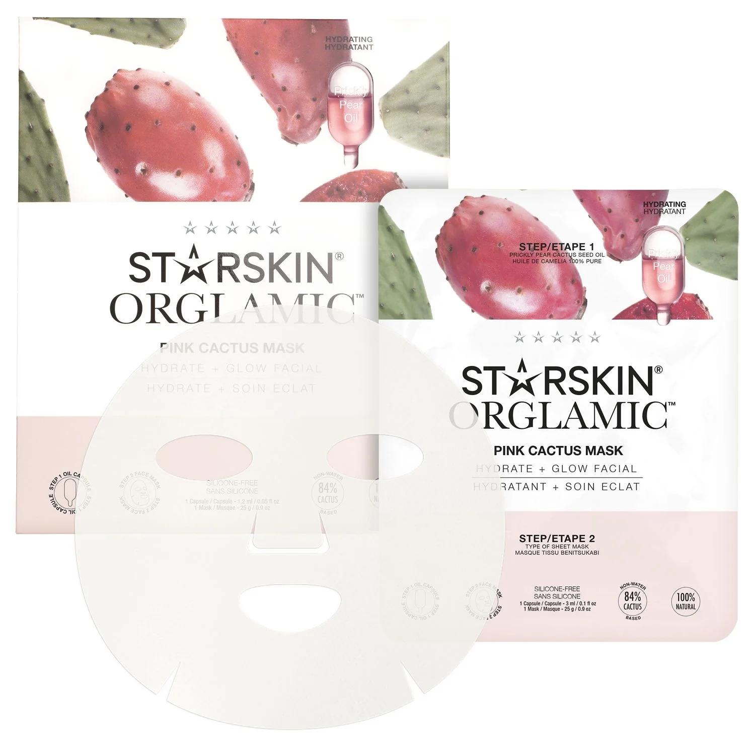 Orglamic ORGLAMIC™ Pink Cactus Mask - Maschera Idratante viso