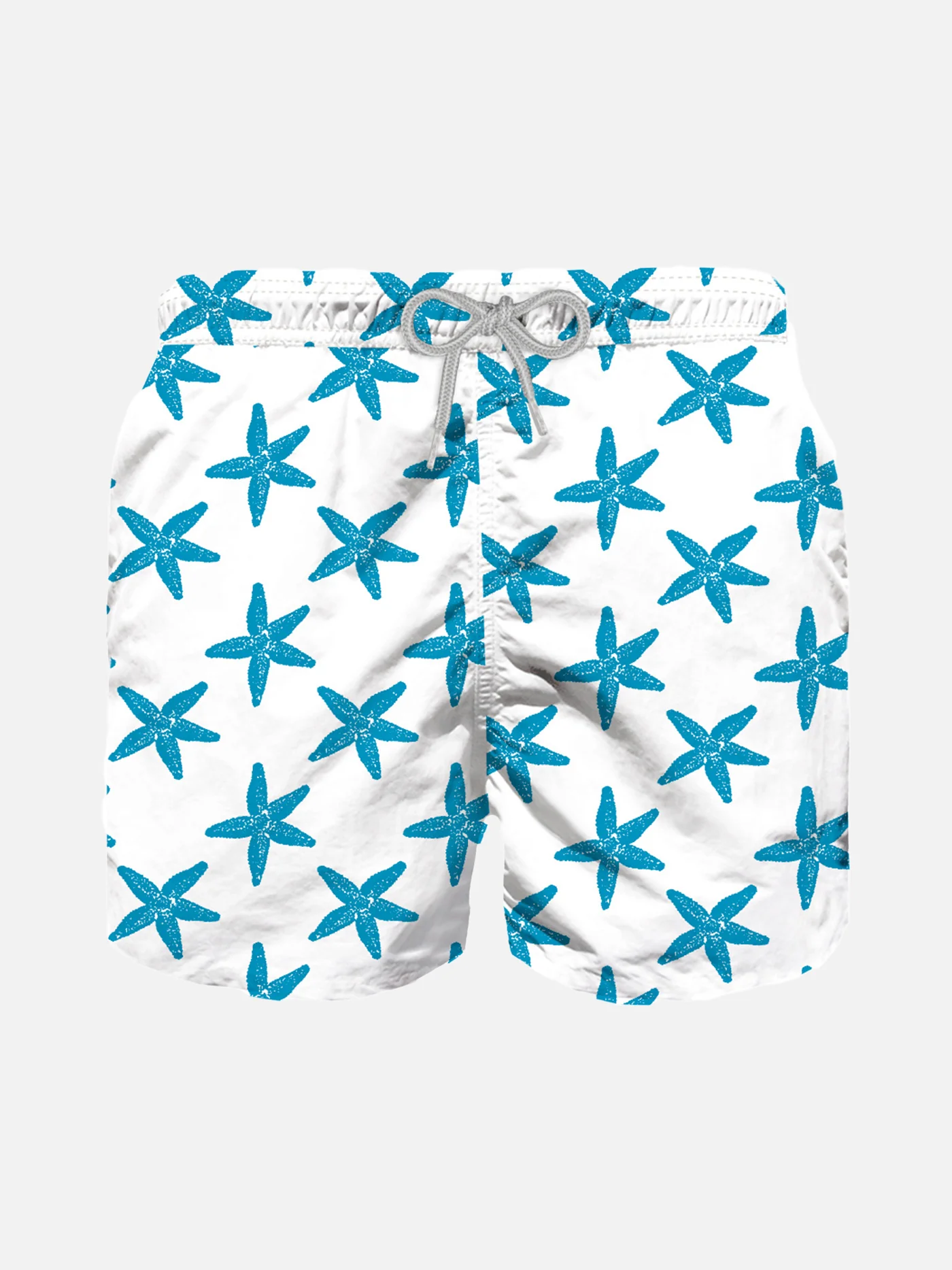 Traje de baño para niño con estampado de estrellas de mar.