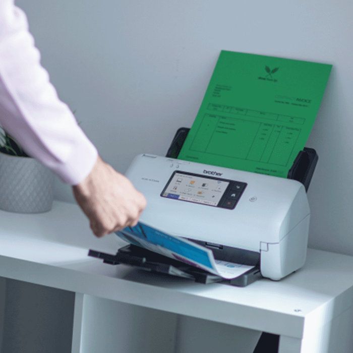 Scanner de documents - BROTHER - ADS-4700 - Recto-verso - Ethernet/Wi-Fi/Wi-Fi Direct - 40 ppm/80 ipm