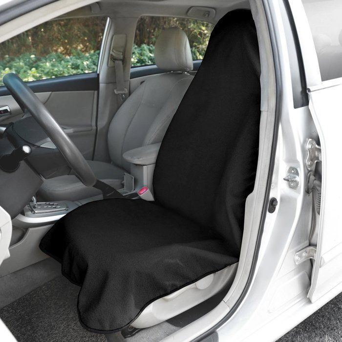 Funda para asiento de coche - Ajuste universal - Impermeable y antideslizante - Color negro