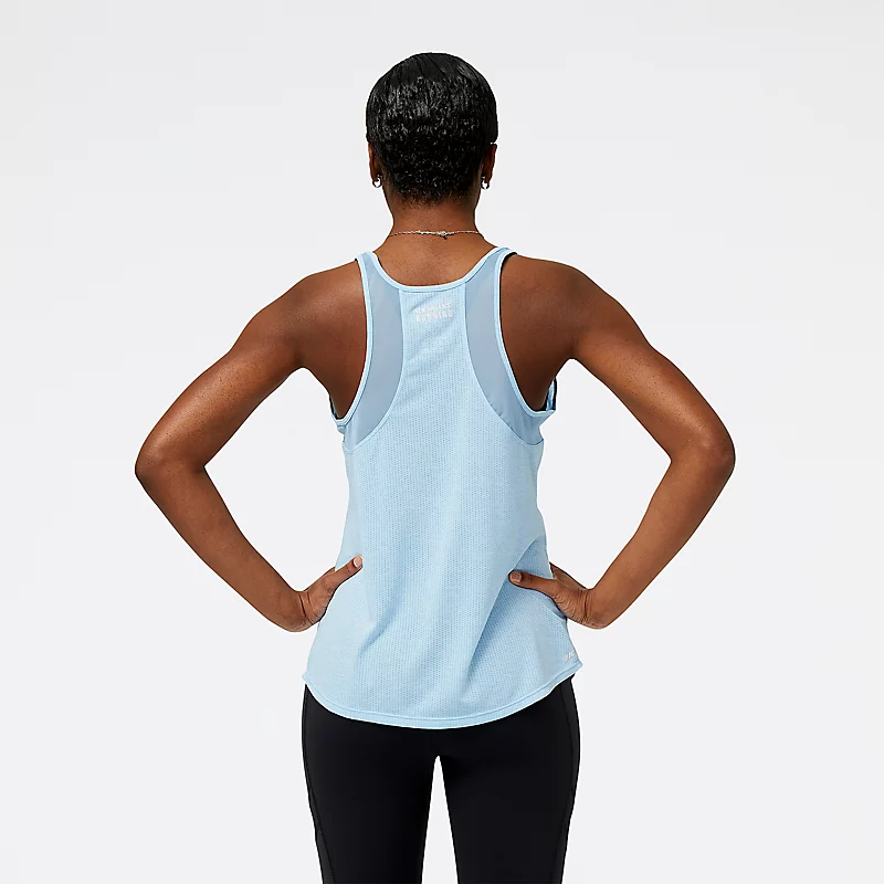 Haut de running Impact Run pour femme - BLEU GRIS BRUME