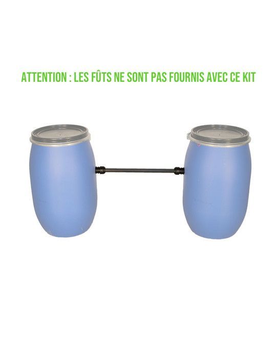 Coupling kit for rainwater harvesters - Ø 32 mm - 65 cm hose