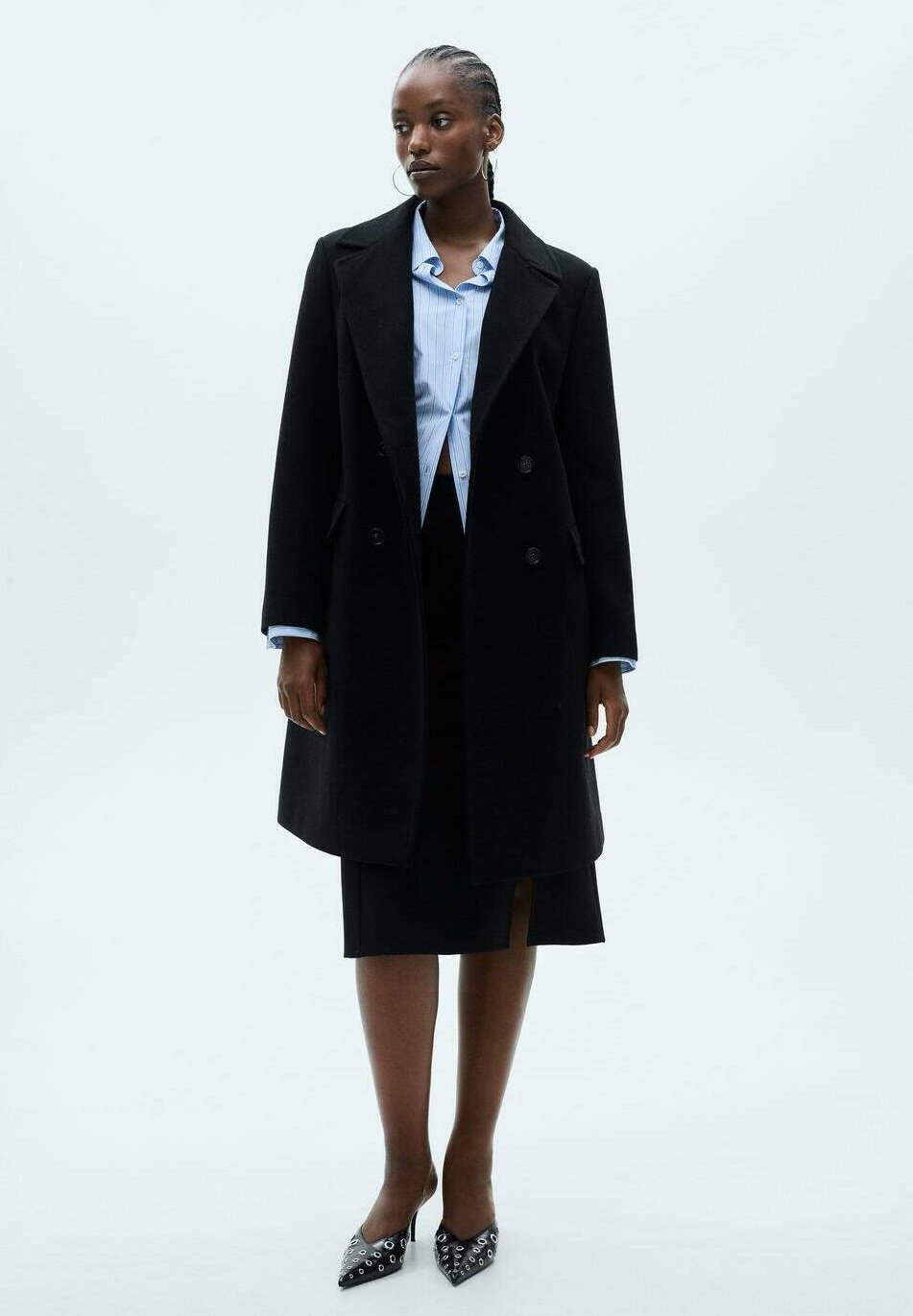 Mango Classic jas - zwart