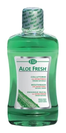 Bain de bouche antibactérien naturel ESI Aloe Fresh 500 ml Pour des dents et des gencives saines