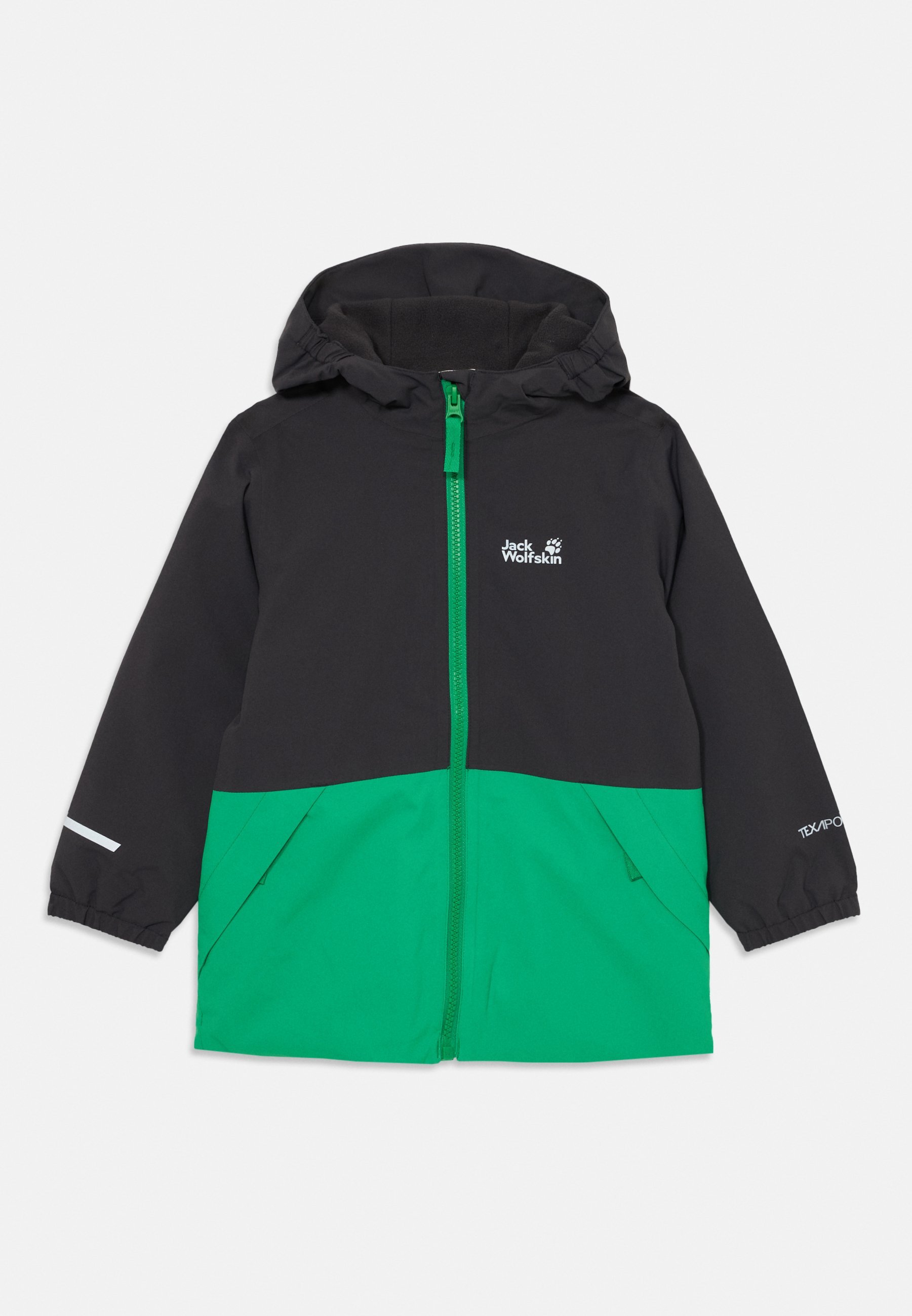 Veste softshell unisexe Jack Wolfskin NEW SNOWY DAYS - Vert mystique