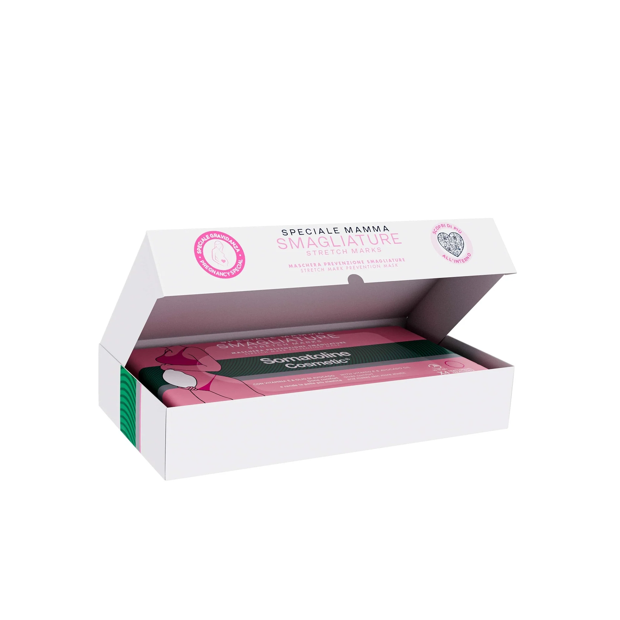 Elasticizzanti Maschera Speciale Mamma - Guaine e Patch, Crema pancia e fianchi elasticizzante antismagliature