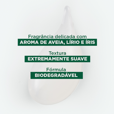 Klorane Oat Ultra-Gentle Conditioner kaikille hiustyypeille, hellävarainen ja suojaava kaurahoitoaine, 200ml