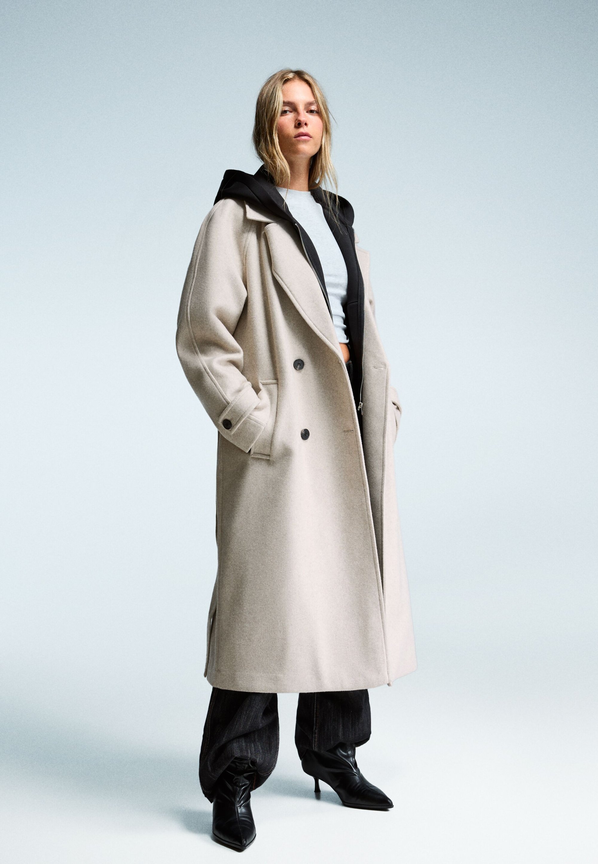 Bershka SOFT - Cappotto classico - sabbia