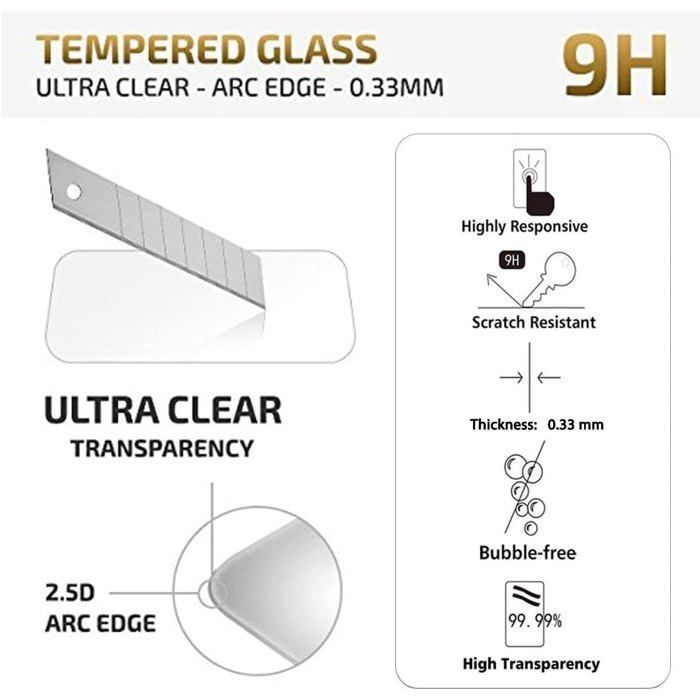 Lot de 3, Verre Trempé pour iPhone 12 et iPhone 12 Pro (6,1