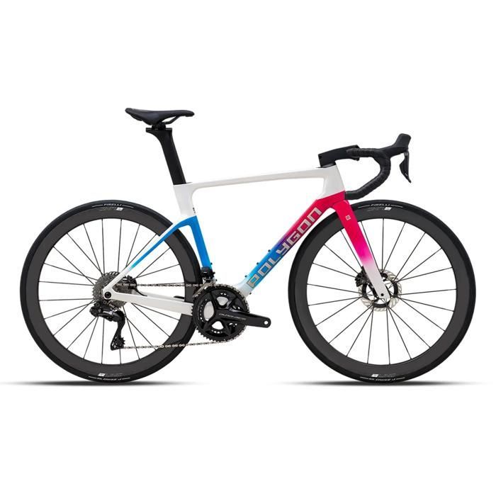 Vélo de route Polygon Helios A9 DI2 - Rose - M