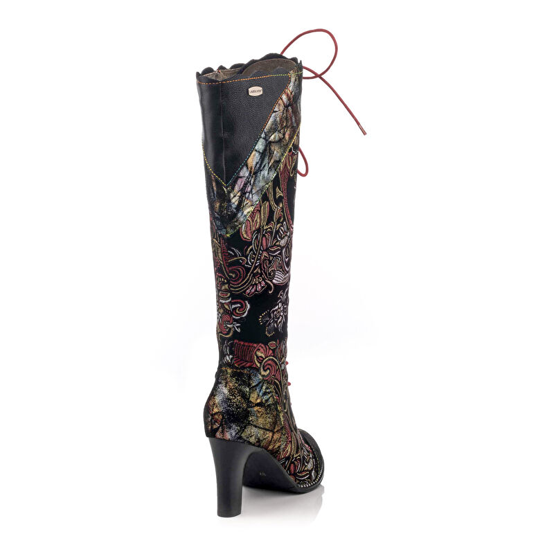 Rote Damenstiefel