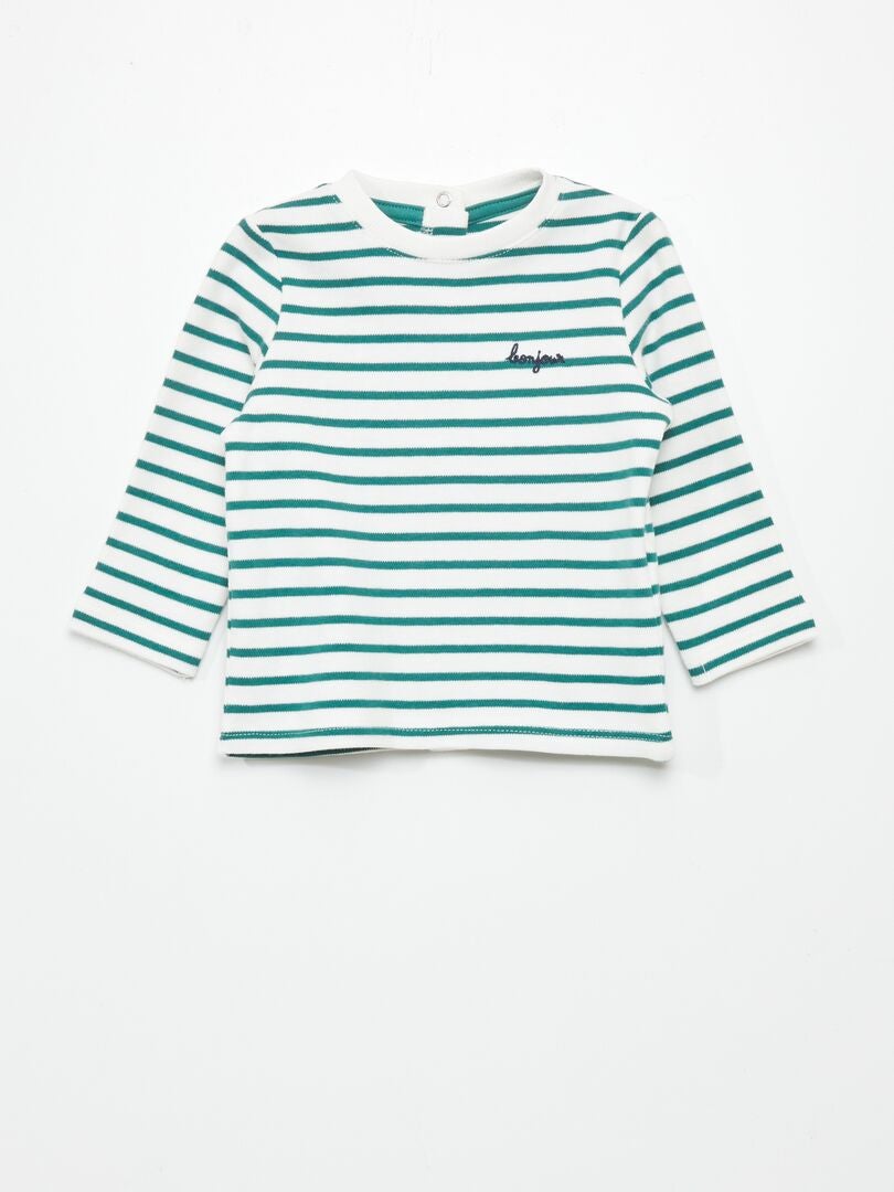 Camiseta de manga larga - VERDE