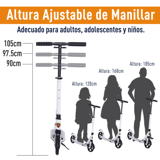  Homcom állítható összecsukható roller