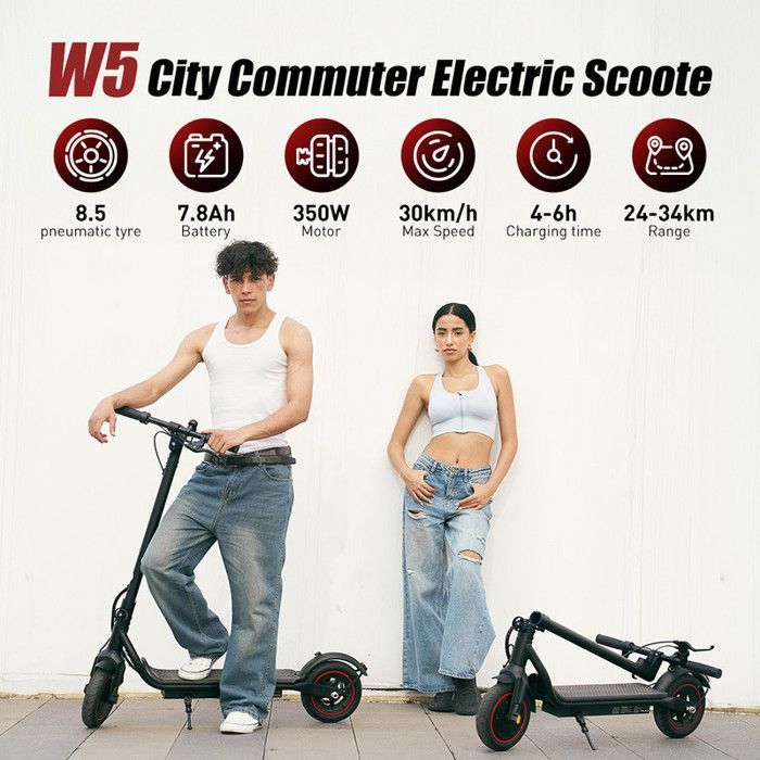 Patinete eléctrico plegable AGILERIDE AS-B2 de 8,5